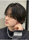 men's/顔周り/ニュアンスパーマ/黒染め/韓国/ダウンパーマ