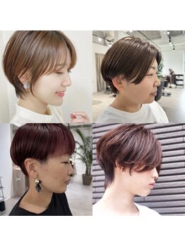 ZEEN I-SSHIN 札幌　ショートカット×パーマ×髪質改善【ゼンイシン】の写真/カコイチ可愛いショート・ボブを♪顔周りの繊細なデザインカットが人気◎カラーとパーマの同時施術もOK！