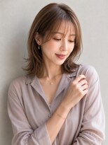 ヘアーメイク トレコローリ(hair make trecolori)&nbsp;【trecolori 津田沼】大人レイヤーボブ