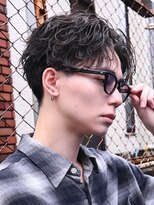 フィフス 大分(fifth)&nbsp;大分シャドウパーマメンズカットラウンドマッシュツーブロック