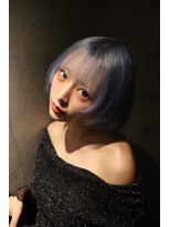 アンブル リュクス 池袋(amble luxe)&nbsp;水色ミニボブ