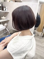 キラーナセンダイ(KiRANA SENDAI)&nbsp;丸みレイヤーボブ×カシスブラウン