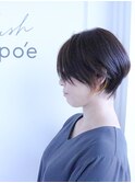 大人ショートボブスタイル×エドルカラー《八尾店》