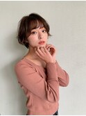 自然で可愛い☆小顔ショートパーマ/前田真吾