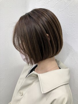 ワープ 青葉台(WARP) ツヤアッシュベージュボブ☆