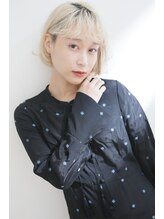 ドルチェ(Dolce) パツンとラインとハイトーンカラーで垢抜けボブ