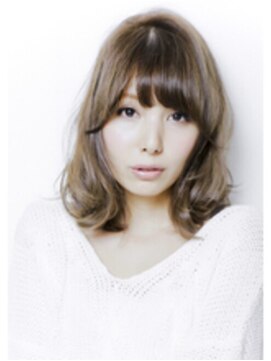 ヘアリゾートエーアイ 北千住店(hair resort Ai) マロンベージュ/Ａラインボブ/かきあげ