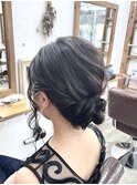 【ヘアセット RICCA 家田】大人シンプルニュアンスシニヨン♪
