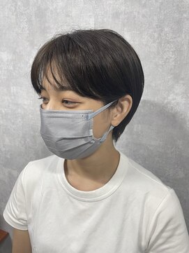 シールドヘアー 沖縄 新都心(C'LD Hair) 【 C’LD 】お客様スタイル_柔らか質感ふんわりマッシュショート