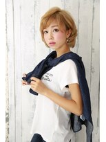 フェイス 赤羽店(face)&nbsp;ペールベージュセクションカラーグラデーションカラー外ハネボブ