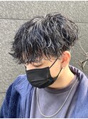 波巻きスパイラル／波巻きパーマ／メンズカット