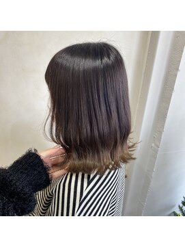 イオエ 岡本(ioe) イメチェン/フルバング/似合わせ/レッドブラウン/デジタルパーマ