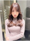 韓国ヘアくびれ巻き_ショコラアッシュヘルシースタイル_39079