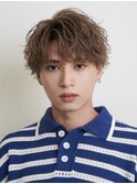 波巻き束感ショートツーブロックマッシュアップバングコンマヘア