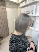 ペレ 渋谷(PELE)&nbsp;前髪/マチルダボブ/ピンクベージュ/インナーグレージュ/渋谷