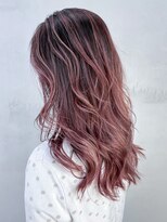 美髪ロング韓国ヘア顔周りレイヤー_ba463722