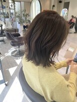 リアン 徳重店(Rian)&nbsp;レイヤーカット ミディアム×グレージュカラー