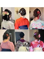 ビジョルノ つくばみどりの店(Begiorno)&nbsp;20代成人式卒業式向け♪ナチュラルカラー編み込みアレンジヘア