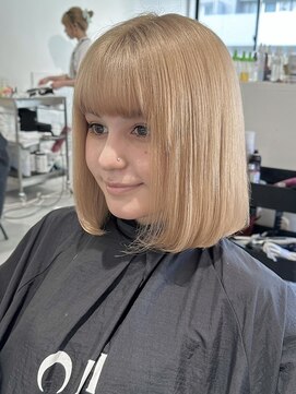 アルファバイオリカ(ALPHA by ORIKA) ブリーチ1回でラテベージュ