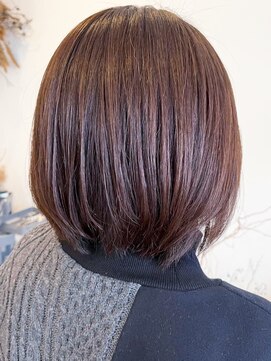 レポヘアー(Repos hair) 20代30代40代大人可愛い髪質改善カラーショコラブラウン透明感