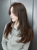 アルバム 新宿(ALBUM SHINJUKU) グレージュカラーグレーベージュレイヤーロング_F0074