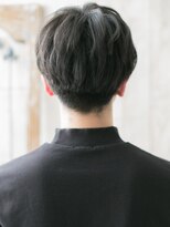 モッズヘアメン 名護大東店(mod's hair men)&nbsp;アッシュブラック伸ばしかけ重め韓国ヘアk名護大東