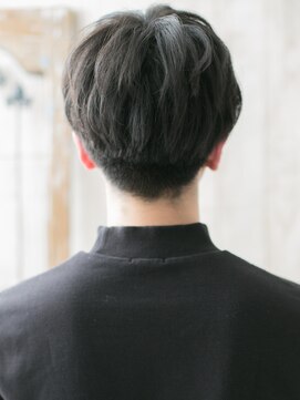 モッズヘアメン 名護大東店(mod's hair men) アッシュブラック伸ばしかけ重め刈り上げない韓国ヘアk名護大東