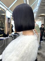 ロンド 表参道店(Lond)&nbsp;ボブ 切りっぱなしボブ 縮毛矯正 髪質改善