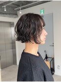 【くせ毛カット】ミニボブ