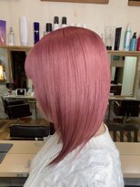 イエローコーン 金沢文庫店(YELLOW CORN)&nbsp;ピンクベージュ/ケアブリーチ/ダブルカラー