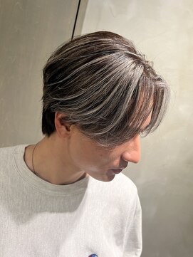 スキルセカンドハウス 天神(SKILL SECOND HOUSE) メンズハイライトセンターパート