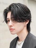 メンズヘアセンス 渋谷(MEN'S HAIR SENSE) フェザーパーマ/センターパート/ニュアンスパーマ/メンズ/眉毛