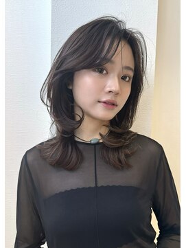ロンドアベニール 北千住(Lond avenir) くびれヘア/顔周り/韓国/レイヤーカット/黒髪/ロング/前髪北千住