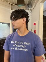 ビーバイエイトジェンツ(Bee by EIGHT GENTS)&nbsp;サーフカール/スパイキーショート/ブルーブラック/心斎橋