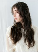 大人可愛いニュアンスパーマレイヤーロング//大宮10代20代30代