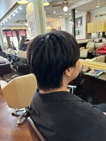 シャンプーボーイアネックス(SHAMPOO BOY Annex)&nbsp;メンズウルフ　センターパート　佐世保