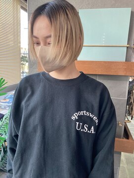 ティムヘアー(tim hair) ▲伸ばしけショート×アンブレラカラー▲tim hair