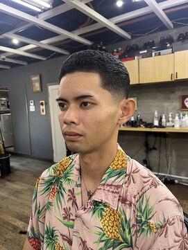 ファクトリーバーバーショップ(FACTORY barber shop) オールバック