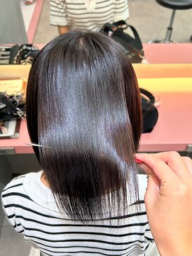 ヘイリーボブ/前髪/小顔/髪質改善/縮毛矯正/