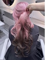 ブルーム 八千代緑が丘(bloom)&nbsp;ストロベリーピンク × ミルクブラウングラデーション