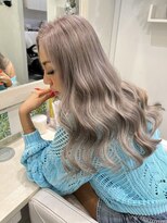 ラピス 池袋(Lapis)&nbsp;パールグレージュ/髪質改善/シールエクステ/ダブルカラー