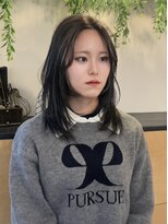 ココロヘアー ウィル 半田山店(Cocolo hair Will) ハイライトシルバーカラー×ハッシュカット