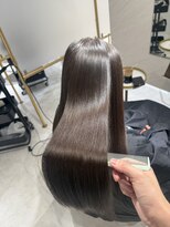 ミヨン 京橋店(miyon) 【miyon】韓国レイヤーカット×暗髪カラー×髪質改善