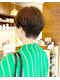 サリュー(Salut)の写真/キレイなカットラインが好評!!経験豊富なスタイリストが、"アナタだけ"のショートヘアを作り上げます。