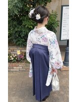 ファーレンピュアスウィート(fahren-pure-suite) 袴スタイルヘアアレンジシニヨン
