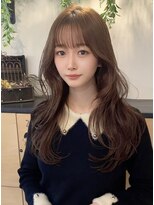 ココロヘアー 住吉店(Cocolo hair)&nbsp;グロスブラウンカラー×レイヤーカット×PRトリートメント