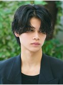 センターパート/フェザーパーマ/スパイラルパーマ/men's