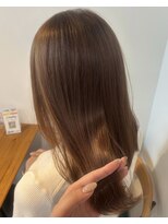 ブルーム ヘア デザイン(bloom hair design)&nbsp;艶髪ヘーゼルブラウン×髪質改善トリートメント