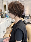 小顔見えショートレイヤー