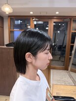 ソワ(sowa)&nbsp;ワイドバング切りっぱなしボブ